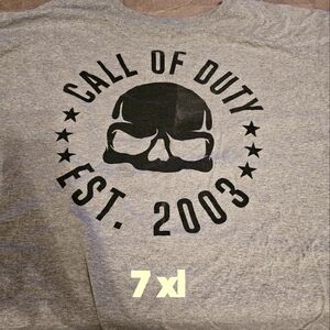 Mens Big and tall 7xlt Call of Duty